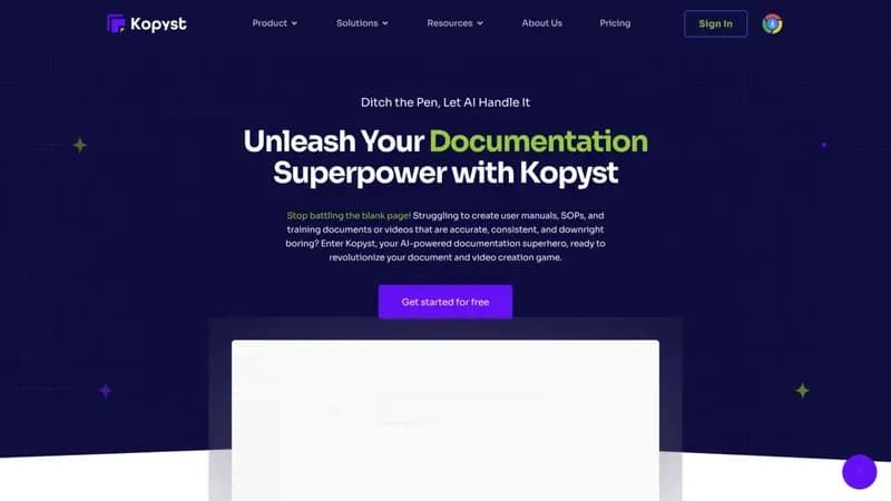 Kopyst screenshot