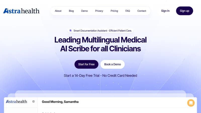 astra health website