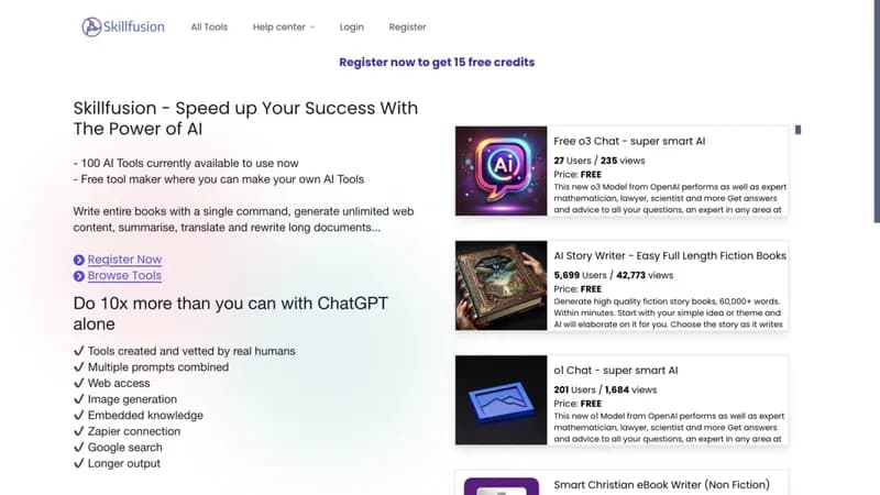 Skillfusion screenshot