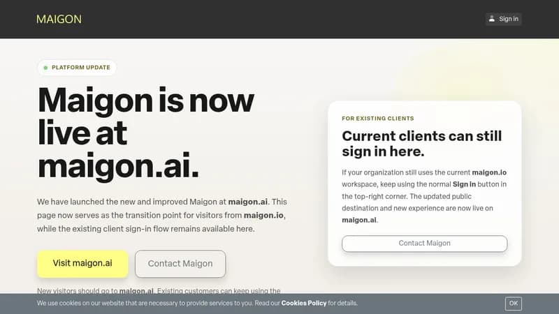 maigon website
