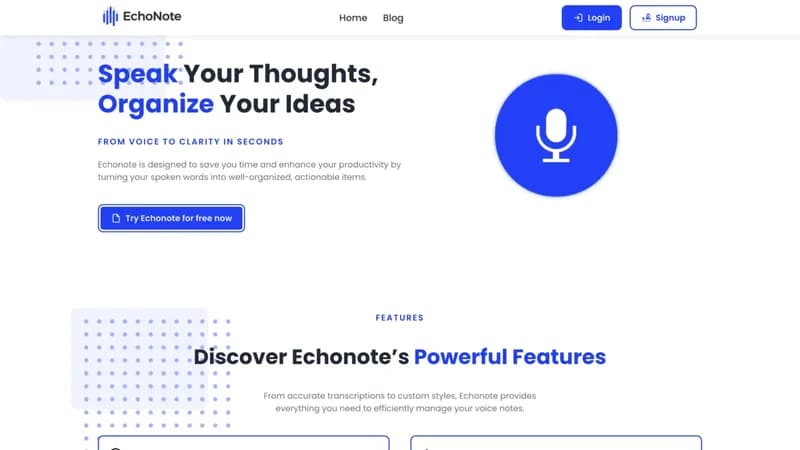 EchoNote screenshot