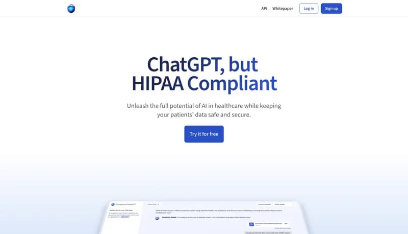 CompliantChatGPT screenshot