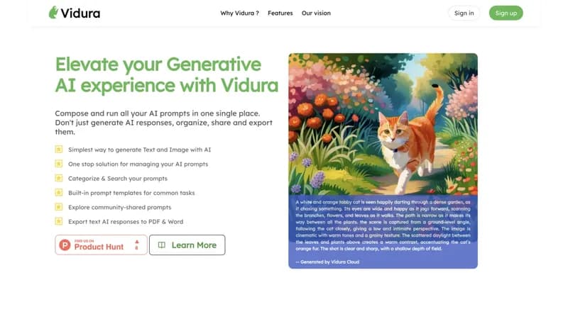Vidura AI screenshot