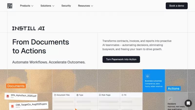 Instill AI screenshot