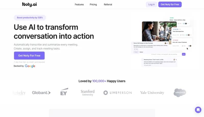 Noty.ai screenshot