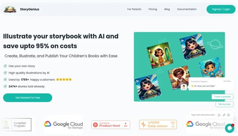 StoryGenius screenshot