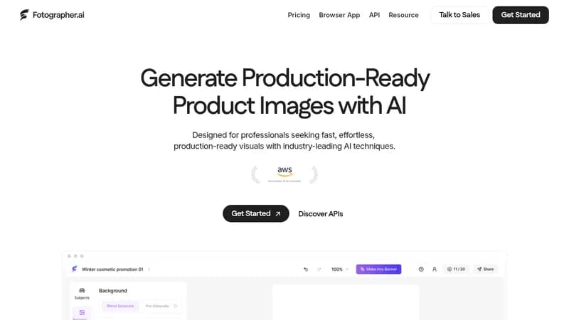 fotographer ai website
