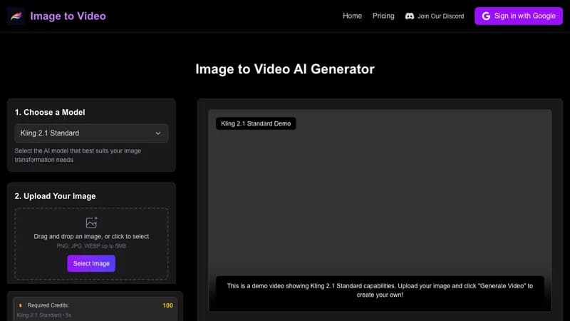 Image to Video screenshot
