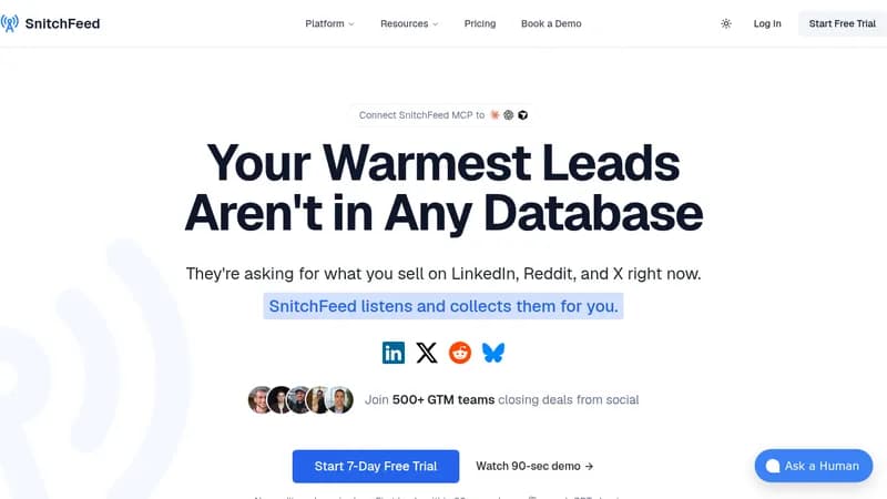 snitchfeed website