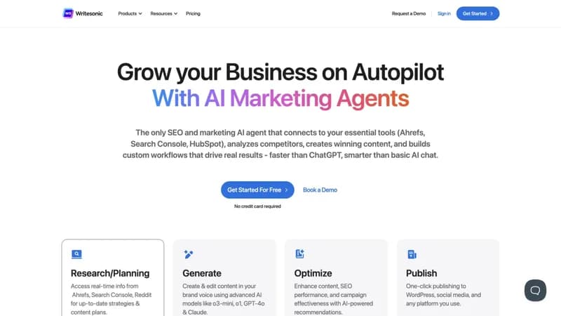 Writesonic screenshot