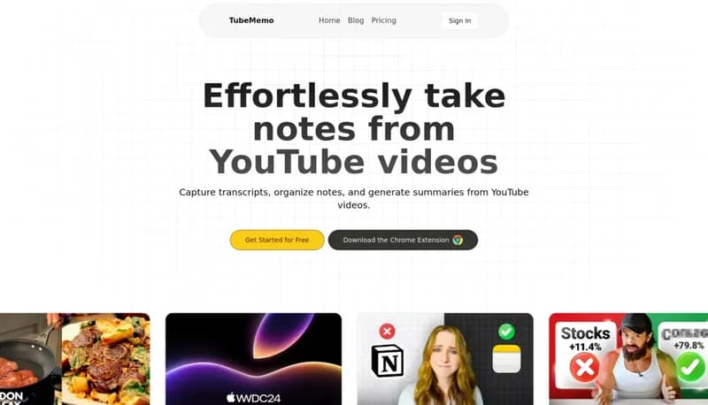 Tube Memo screenshot