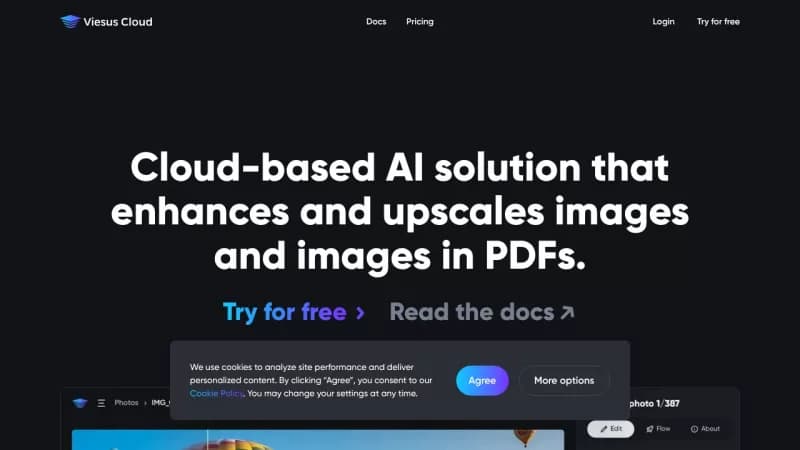 Viesus Cloud screenshot