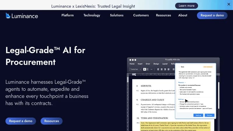 luminance website