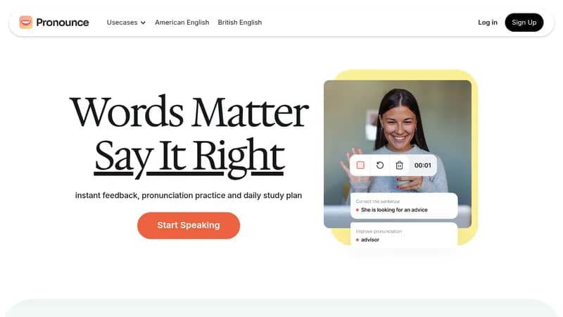 pronounce ai website
