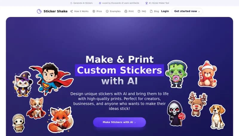 Sticker Shake screenshot