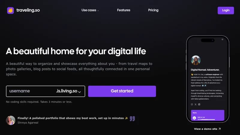 living.so website