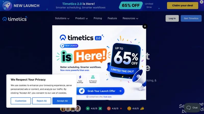 timetics website