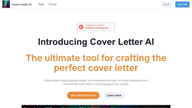 cover letter ai website