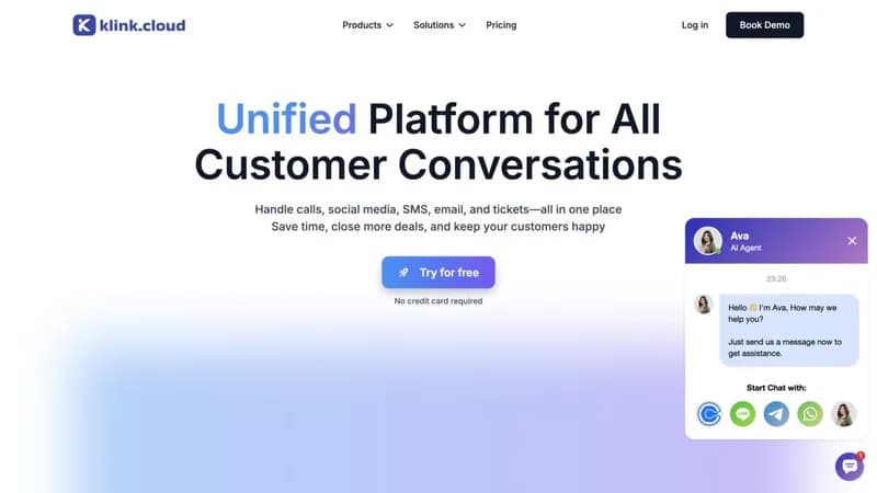 klink.cloud screenshot