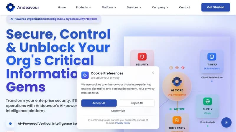 andeavour website
