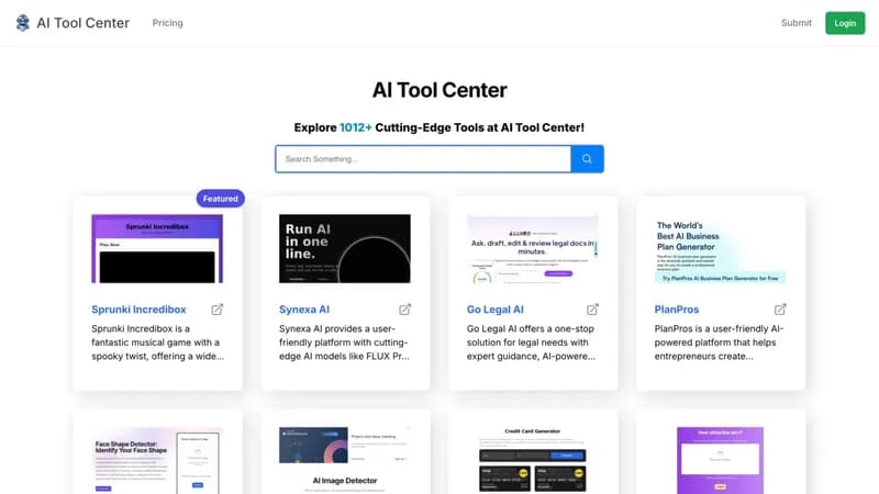 AI Tool Center screenshot