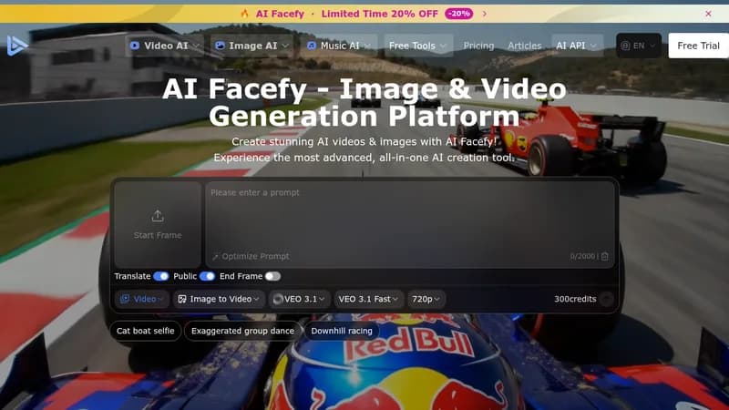 ai facefy website