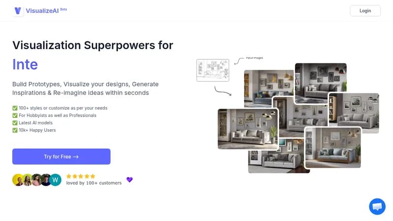 visualizeai website