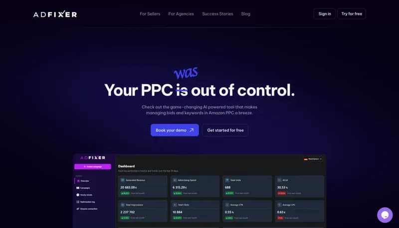 AdFixer screenshot