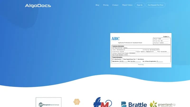 AlgoDocs screenshot