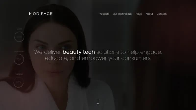 modiface website