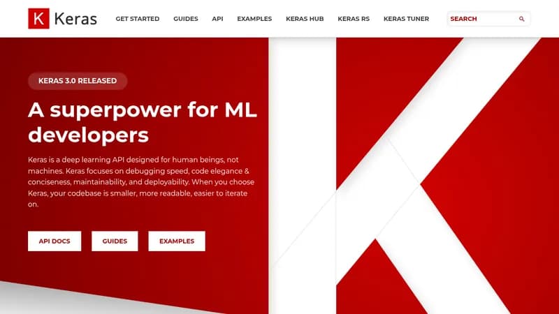 keras website