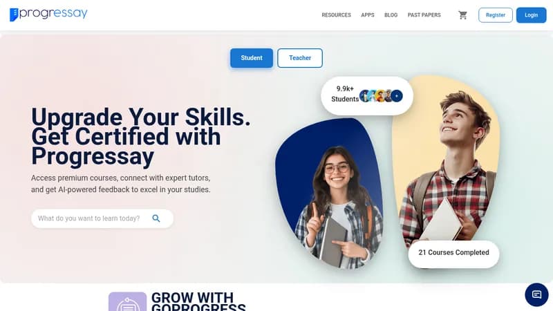 progressay website
