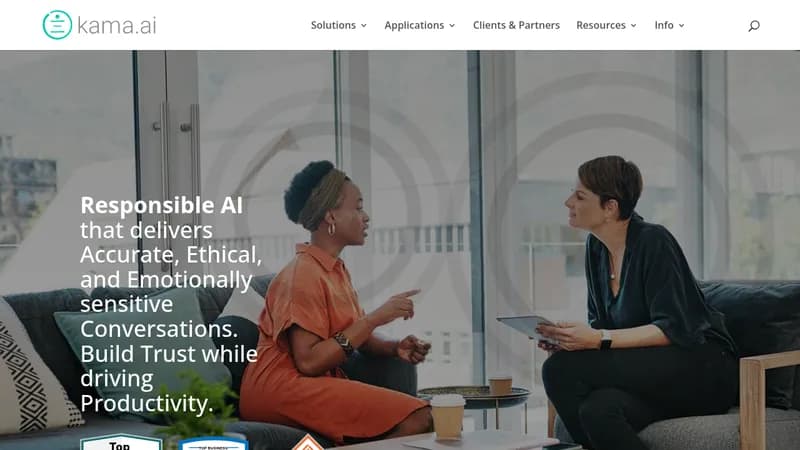 kama.ai website