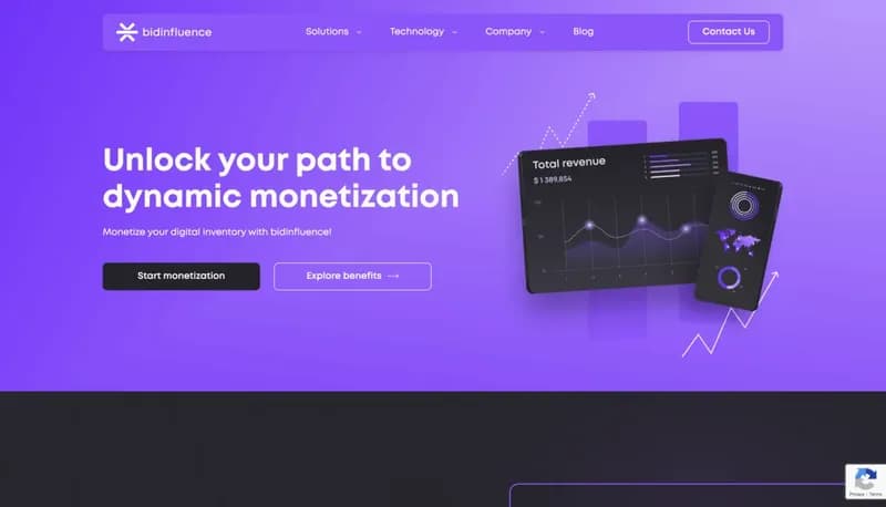 Bidinfluence screenshot