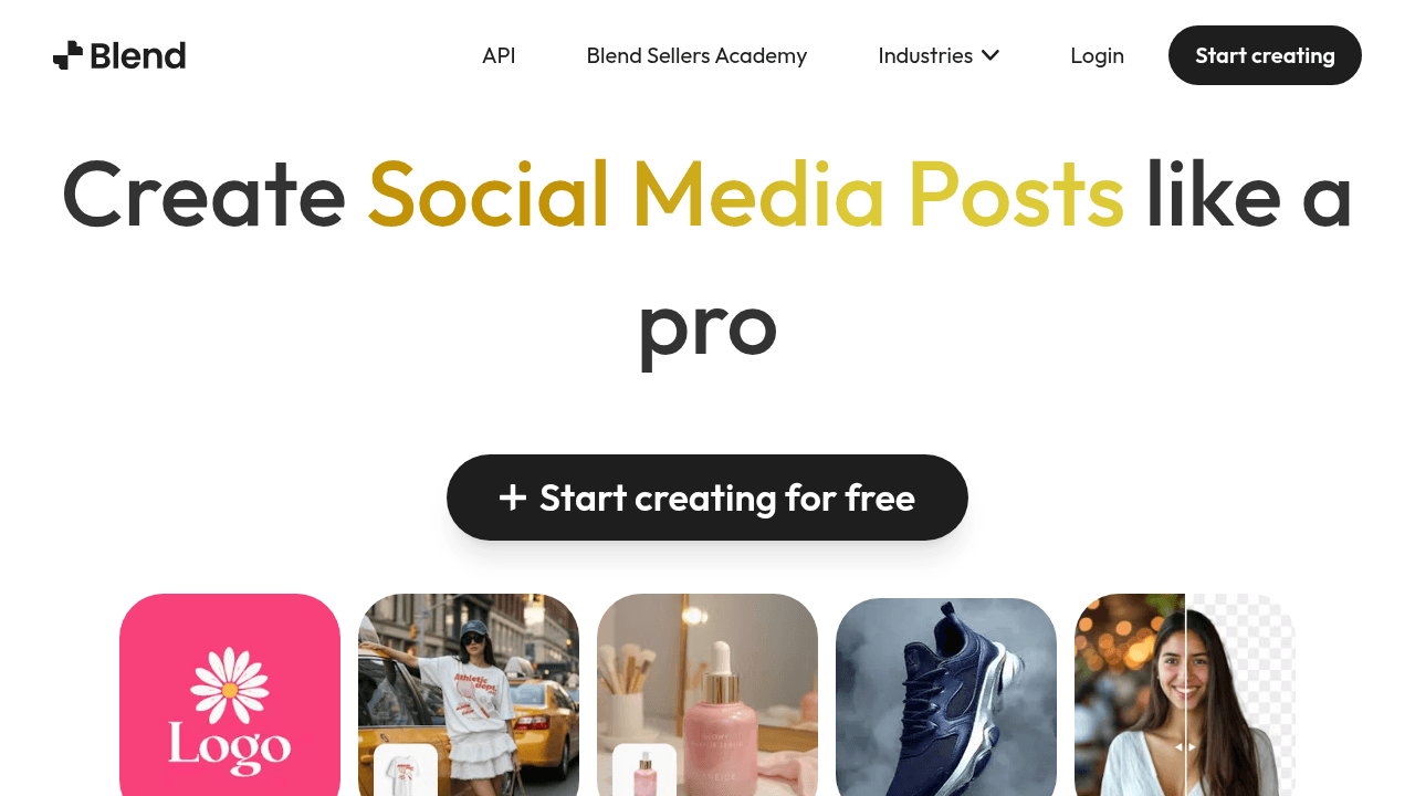 blend website