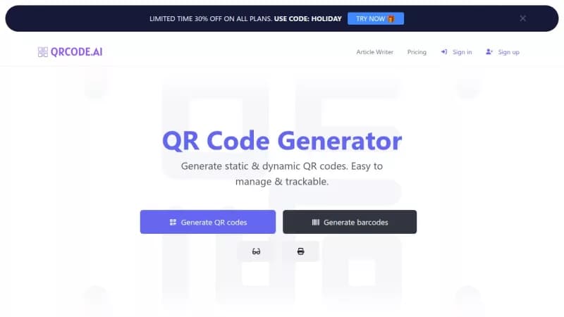 QRCode AI screenshot