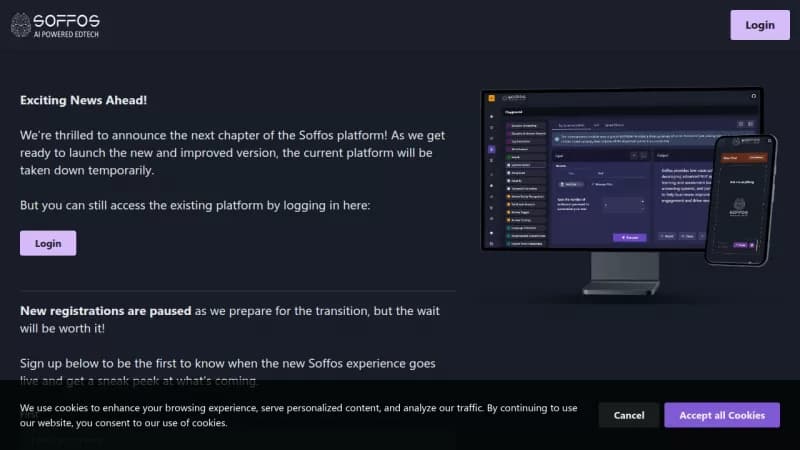 Soffos Platform screenshot