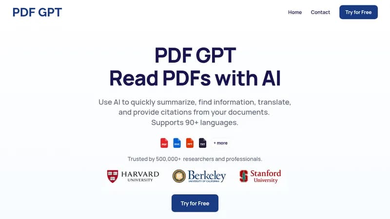 pdf gpt website
