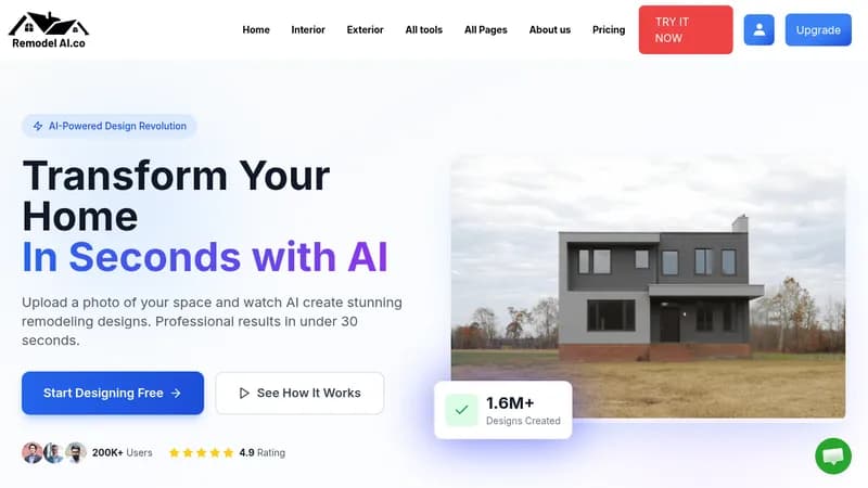 remodel ai website