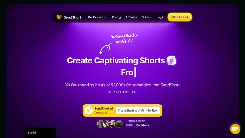 sendshort website