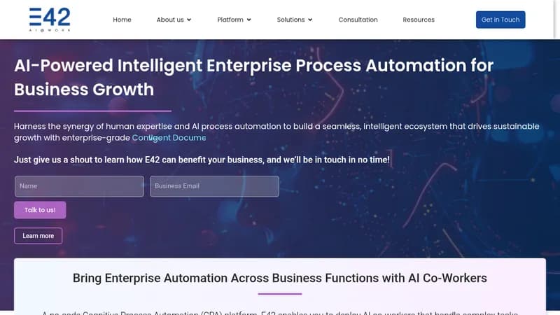 e42 website