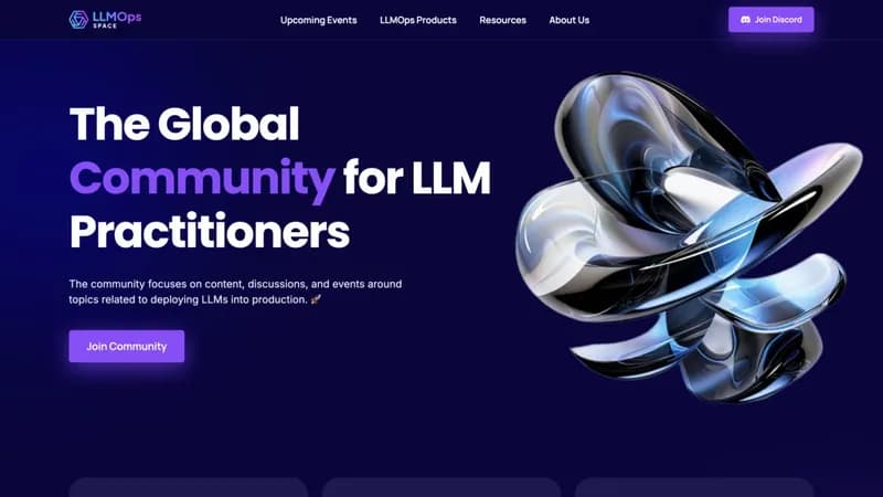 LLMOps Space screenshot
