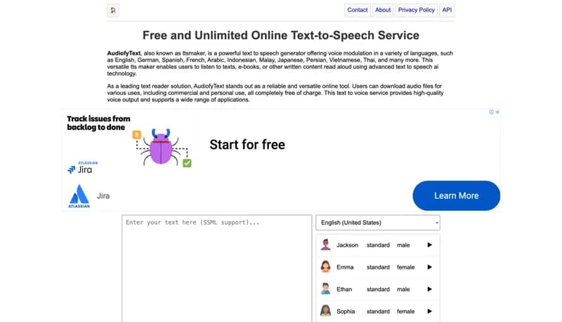 AudiofyText screenshot