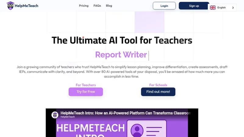 helpmeteach website