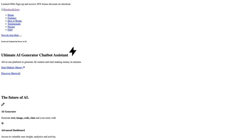 EwolveAI screenshot
