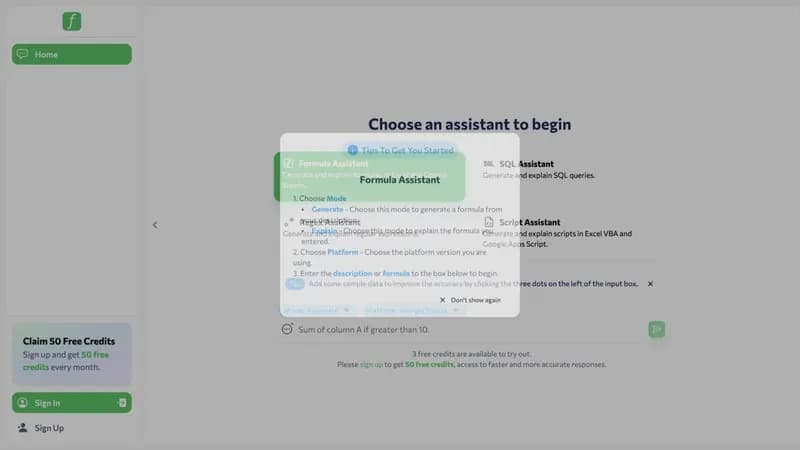 Formularizer screenshot