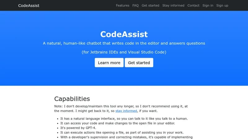 codeassist website