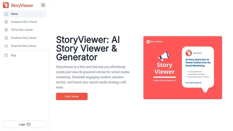 storyviewer website