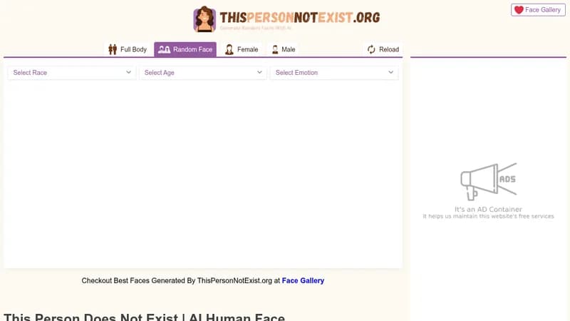 this person does not exist website