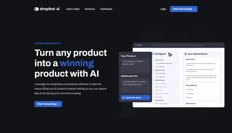 DropbotAI screenshot